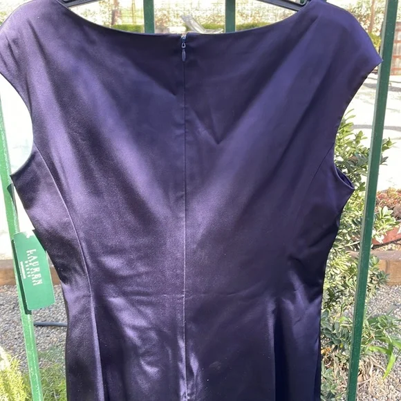 Lauren Sz12 Special Occasion Dress Navy - Picture 6 of 7